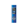 Pentel Ain Stein Leads for Mechanical Pencils in compact tube, 0.5mm HB, 40 pieces.