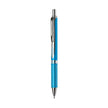 Pentel Energel BL407 Metal Roller Gel Pen in blue with a textured grip and chrome accents for a professional writing experience.