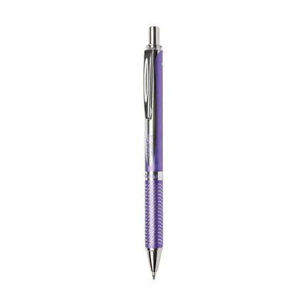 Pentel Energel BL407 Metal Roller Gel Pen - Blue / Purple - Roller Ball Pens