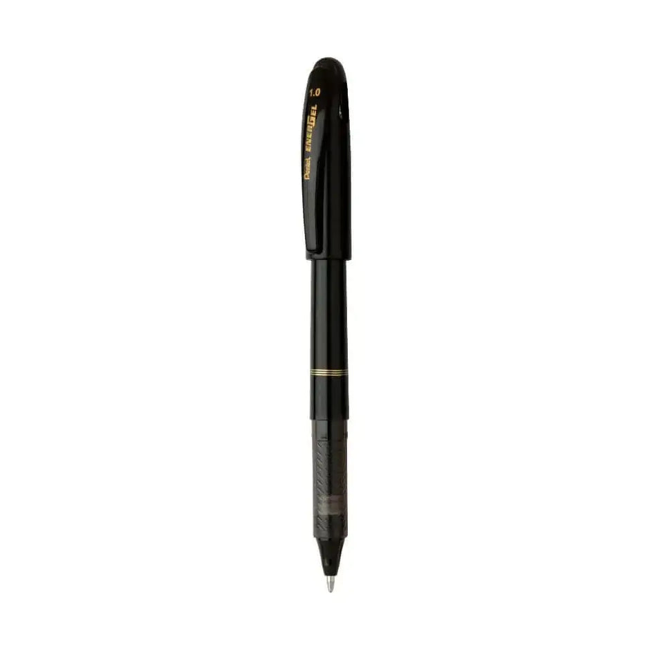 Pentel Energel Roller Gel Pen | Quick Dry Ink For Smudge-Free Writing in sleek black design.