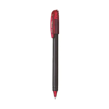 Pentel Energel Roller Gel Pen | Quick Dry Ink For Smudge-Free Writing in red and black design.