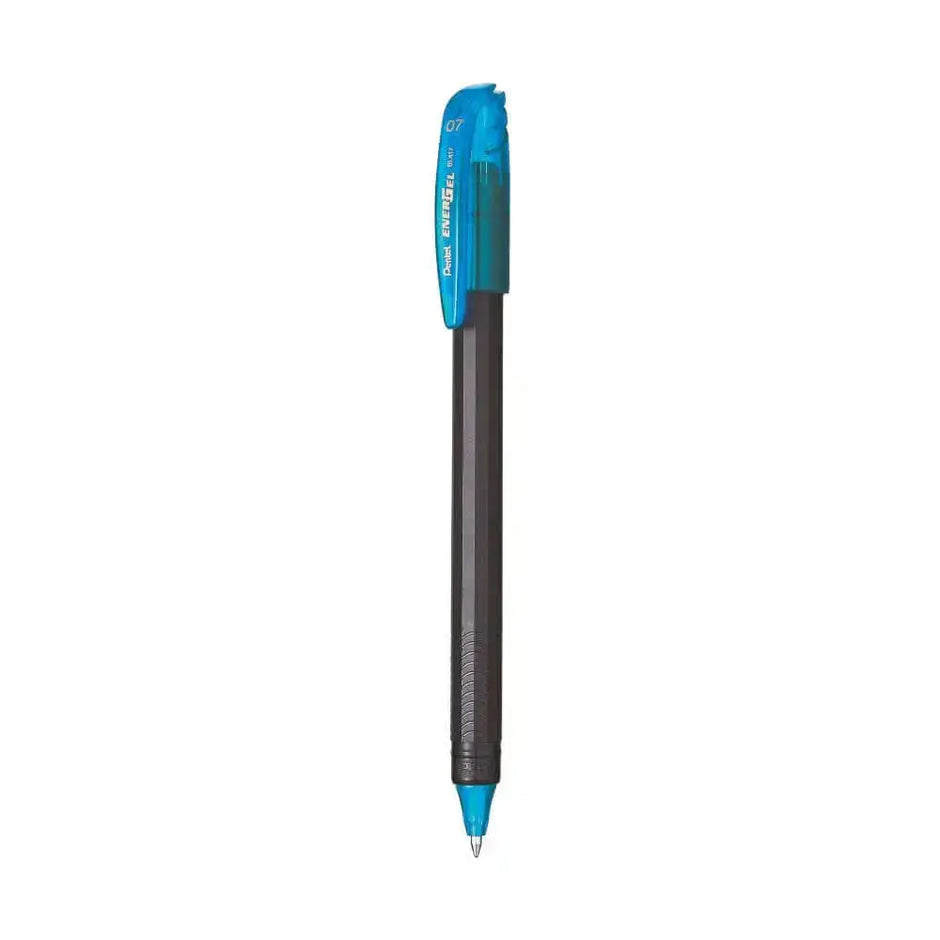 Pentel Energel Roller Gel Pen | Quick Dry Ink For Smudge-Free Writing in a sleek blue and black design, perfect for smooth writing.