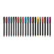 Pentel Energel Roller Gel Pen | Quick Dry Ink For Smudge-Free Writing in various ink colors arranged in a row.