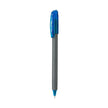 Pentel Energel Roller Gel Pen | Quick Dry Ink For Smudge-Free Writing in modern Grey color with blue details.
