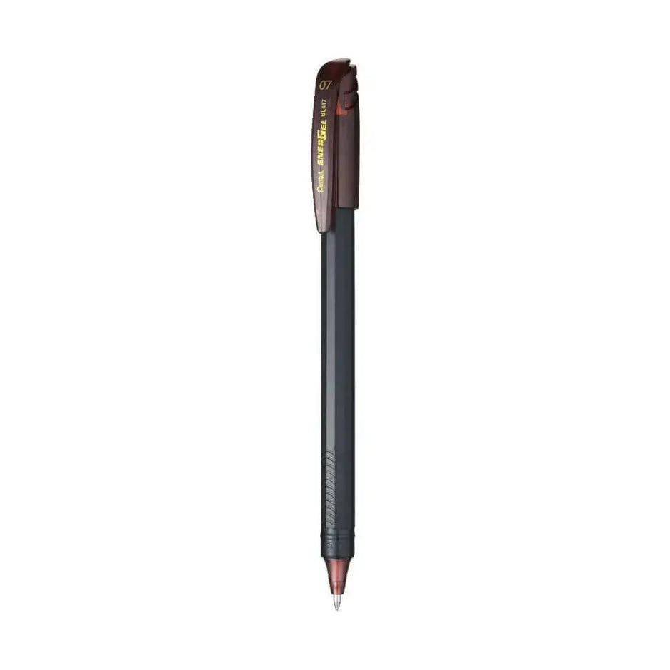 Pentel Energel Roller Gel Pen | Quick Dry Ink For Smudge-Free Writing in sleek Grey design.