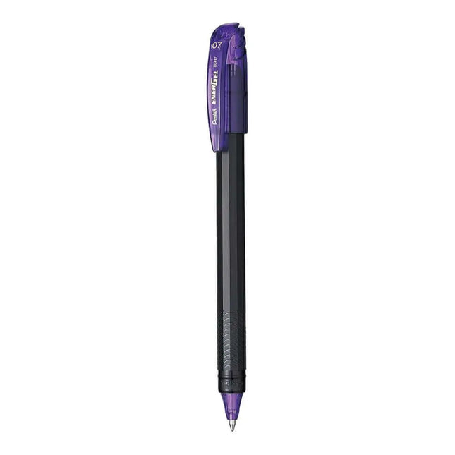 Pentel Energel Roller Gel Pen | Quick Dry Ink For Smudge-Free Writing - Purple / 0.7 MM - Roller Ball Pens