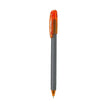 Pentel Energel Roller Gel Pen | Quick Dry Ink For Smudge-Free Writing in sleek grey color with orange accents.