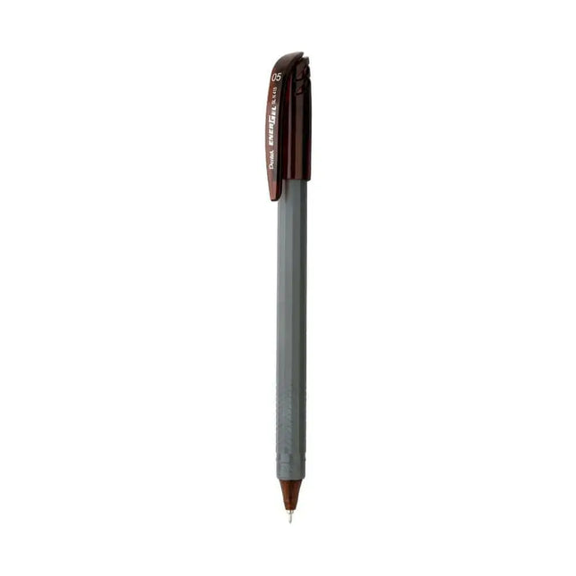 Pentel Energel Roller Gel Pen | Quick Dry Ink For Smudge-Free Writing - Brown / 0.5 MM - Roller Ball Pens