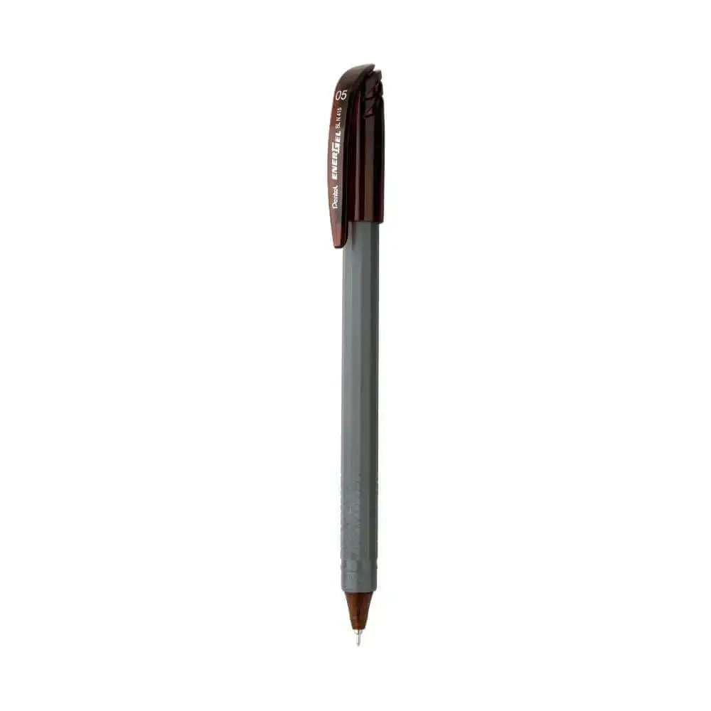 Pentel Energel Roller Gel Pen | Quick Dry Ink For Smudge-Free Writing in elegant Grey design
