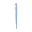 Pentel Flexible Tip Brush Sign Pen SES15C in blue color, ideal for calligraphy and illustrations.