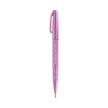 Pentel Flexible Tip Brush Sign Pen SES15C in vibrant purple color for illustrations and lettering.