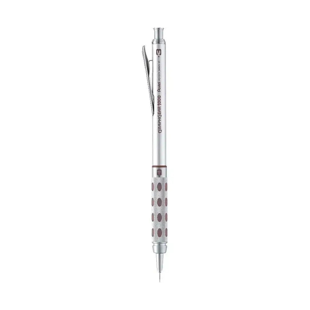 Pentel GraphGear 1000 Mechanical Pencil with retractable sleeve and dual grip for precise writing.