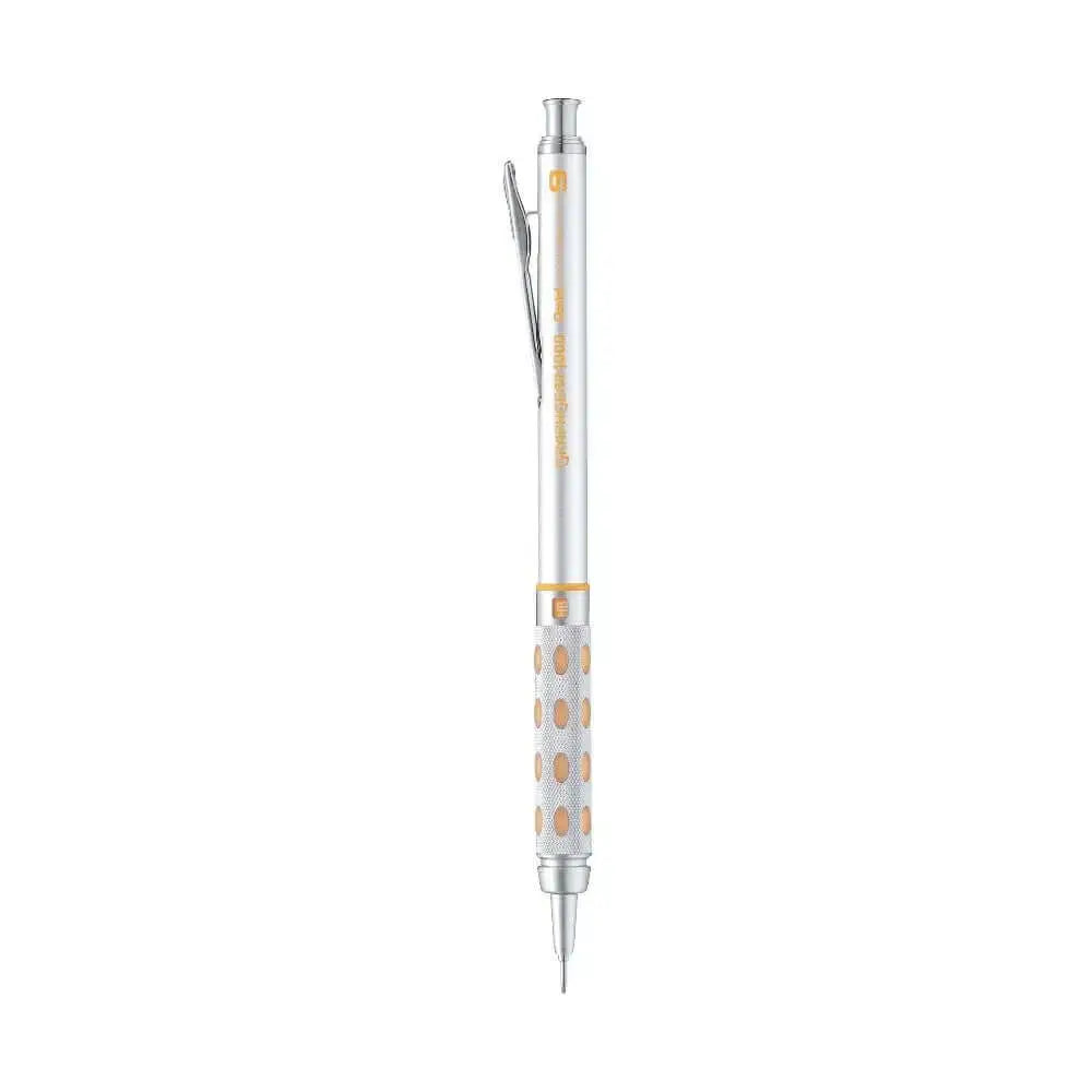 Pentel GraphGear 1000 Mechanical Pencil with retractable sleeve and dual grip design for precision writing.
