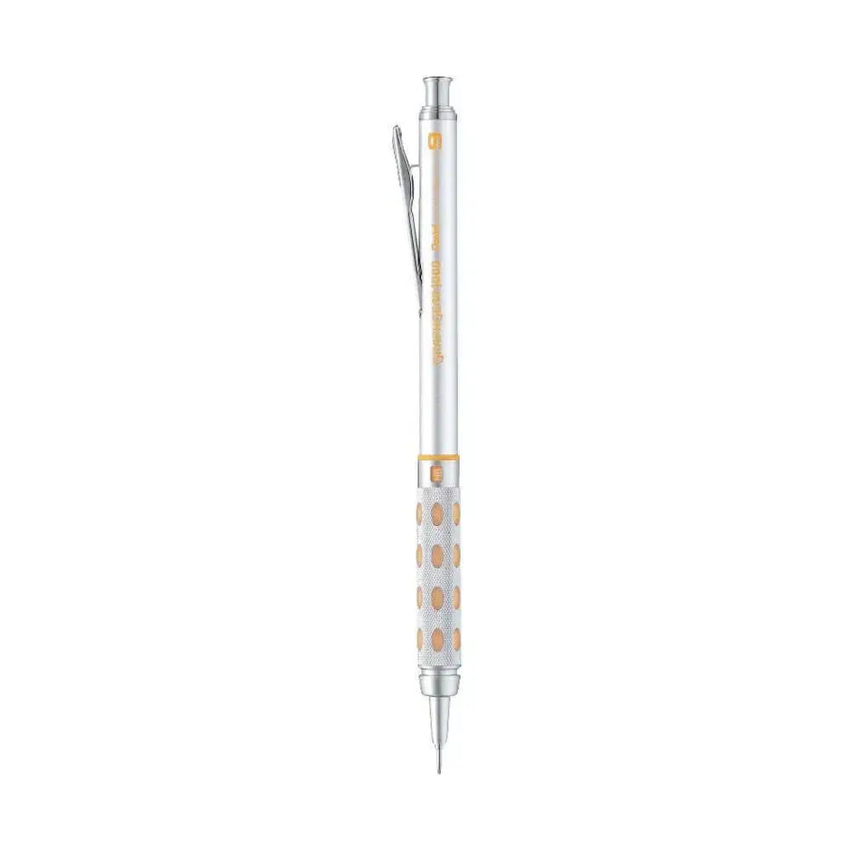 Pentel GraphGear 1000 Mechanical Pencil with retractable sleeve and dual grip design for precision writing.