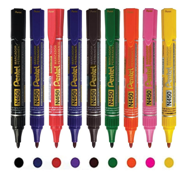 Pentel X-tra Large Permanent Marker N450 Bullet Tip