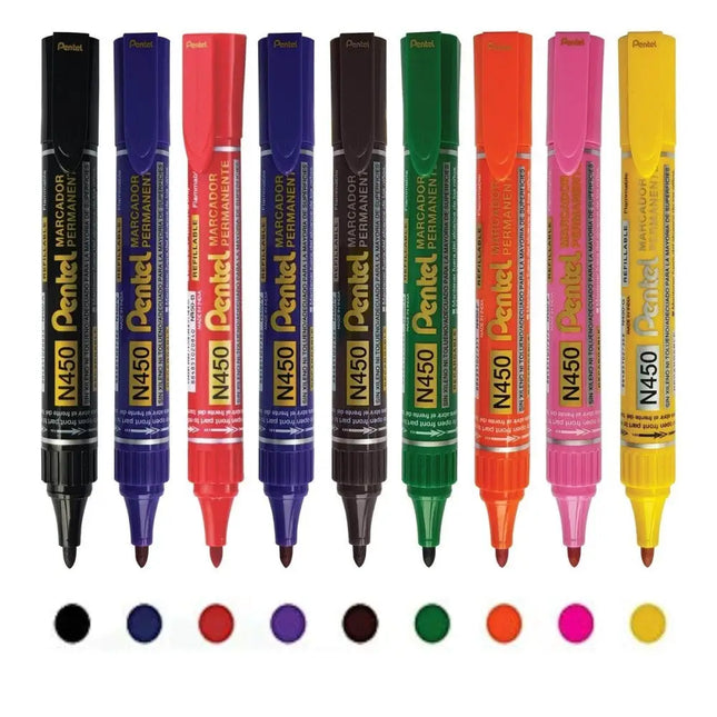 Pentel X-tra Large Permanent Marker N450 Bullet Tip - Permanent Markers