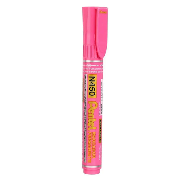 Pentel X-tra Large Permanent Marker N450 Bullet Tip - Pink - Permanent Markers