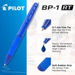 Pilot BP-1 RT 0.7mm Fine Tip Ball Pen with Soft Rubber Grip for smooth writing.