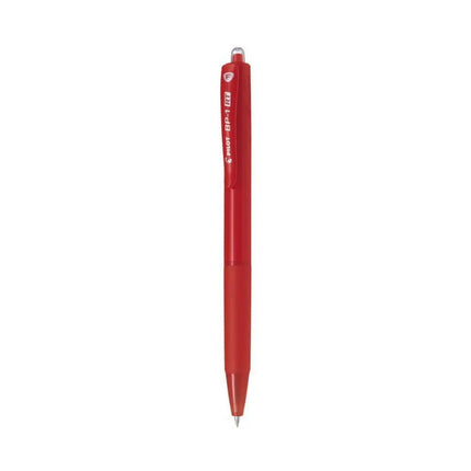 Pilot BP-1 RT 0.7mm Fine Tip Ball Pen with Soft Rubber Grip - Red - Ball Pens