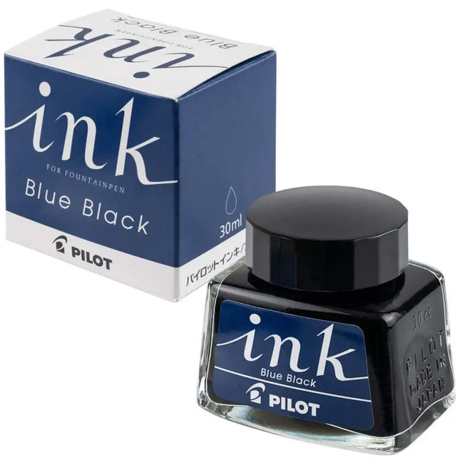 Pilot Fountain Pen Ink Bottle 30ML - Blue Black - Ink Bottle