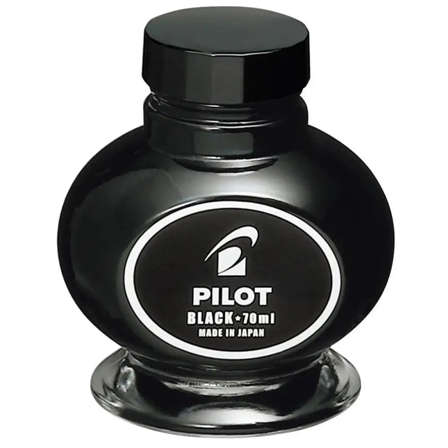 Pilot Fountain Pen Ink Bottle 70ML - Black - Ink Bottle