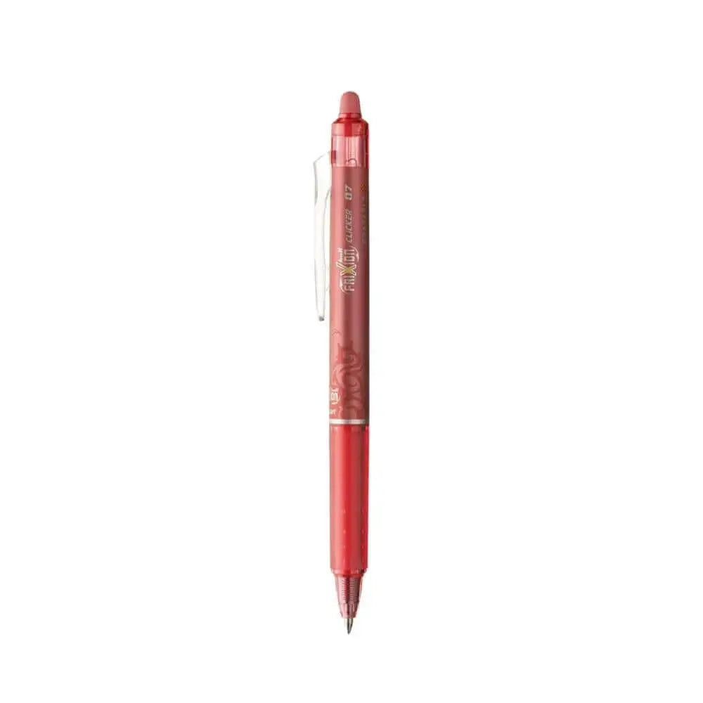 Pilot Frixion Clicker 0.7mm Fine Point Roller Ball Pen with Comfortable Dimpled Grip & Inbuild Eraser