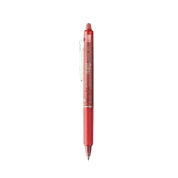 Pilot Frixion Clicker 0.7mm Fine Point Roller Ball Pen with Comfortable Dimpled Grip & Inbuild Eraser