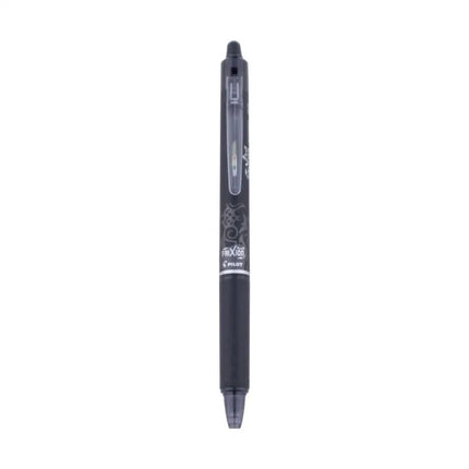 Pilot Frixion Clicker 0.7mm Fine Point Roller Ball Pen with Comfortable Dimpled Grip & Inbuild Eraser - Black - Roller