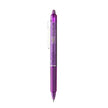 Pilot Frixion Clicker 0.7mm Fine Point Roller Ball Pen with Comfortable Dimpled Grip & Inbuild Eraser in purple.