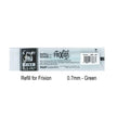 Pilot Frixion Refill 0.7MM for Frixion Roller/Clicker in green packaging.
