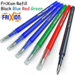 Pilot Frixion Refill 0.7MM for Frixion Roller/Clicker in assorted colors, including black, blue, red, and green.