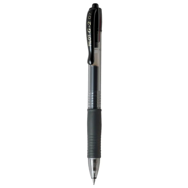 Pilot G2 0.7mm Retractable Roller Ball Pen - Black - Roller Ball Pens