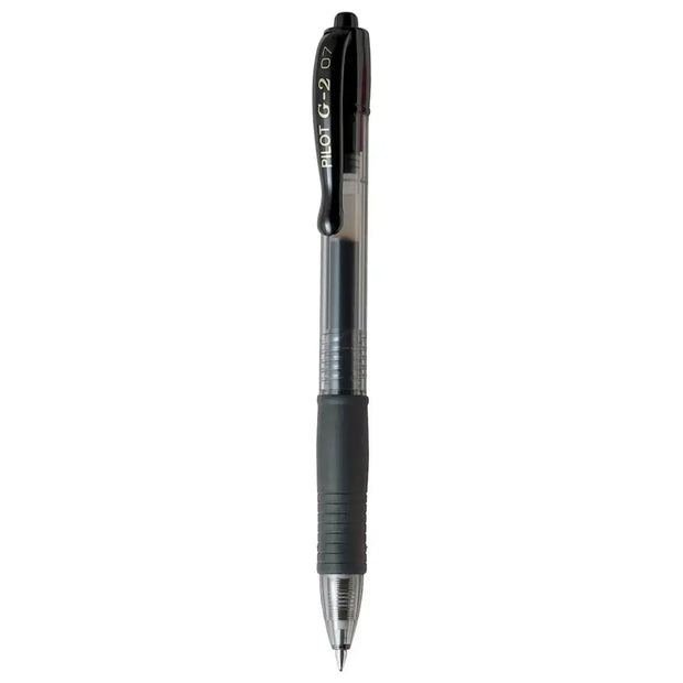 Pilot G2 0.7mm Retractable Roller Ball Pen with ergonomic grip and retractable feature