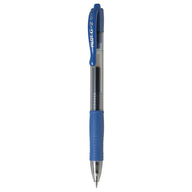 Pilot G2 0.7mm Retractable Roller Ball Pen - Blue - Roller Ball Pens