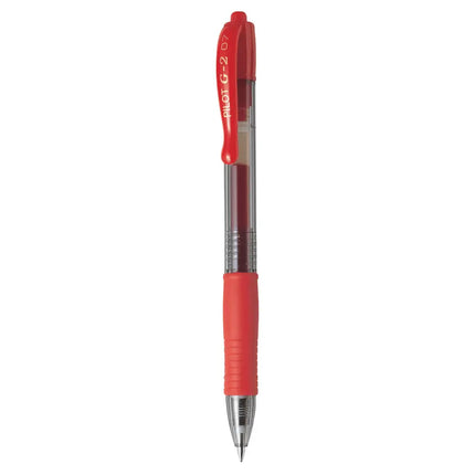 Pilot G2 0.7mm Retractable Roller Ball Pen - Red - Roller Ball Pens