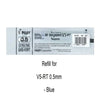 Pilot Hi-Tecpoint Refill 0.5MM for V5RT - Blue ink refill packaging for V5 RT pens.