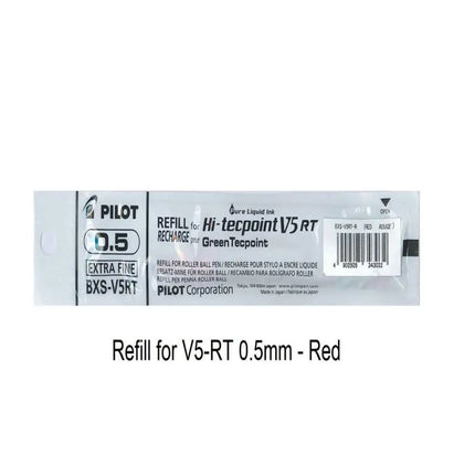 Pilot Hi-Tecpoint Refill 0.5MM for V5RT - Red - Refills