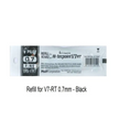 Pilot Hi-Tecpoint Refill 0.7MM for V7RT - Black ink refill in recyclable packaging