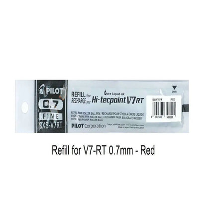 Pilot Hi-Tecpoint Refill 0.7MM for V7RT - Red - Refills