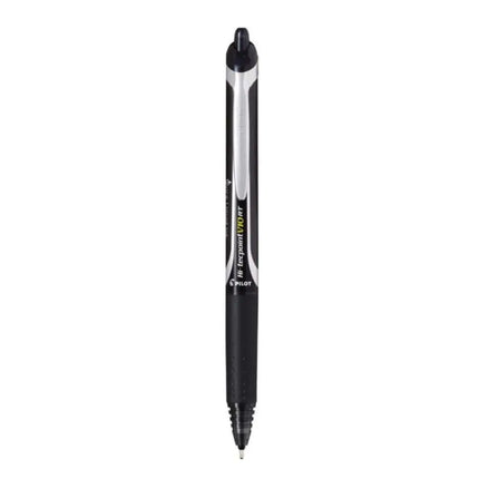 Pilot Hi-Tecpoint V10 RT 1.0mm Medium Point Pure Liquid Ink Retractable Roller Ball Pen with Dimpled Rubber Grip