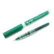 Pilot Hi-Tecpoint V5 Cartridge System 0.5mm Extra Fine Point Roller Ball Pen in green with cap.