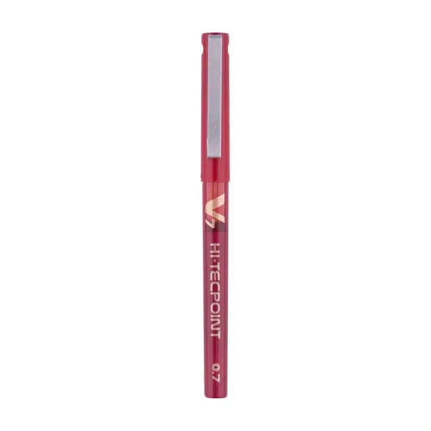 Pilot Hi-Tecpoint V7 0.7mm Fine Point Pure Liquid Ink Roller Ball Pen image showcasing its vibrant design.