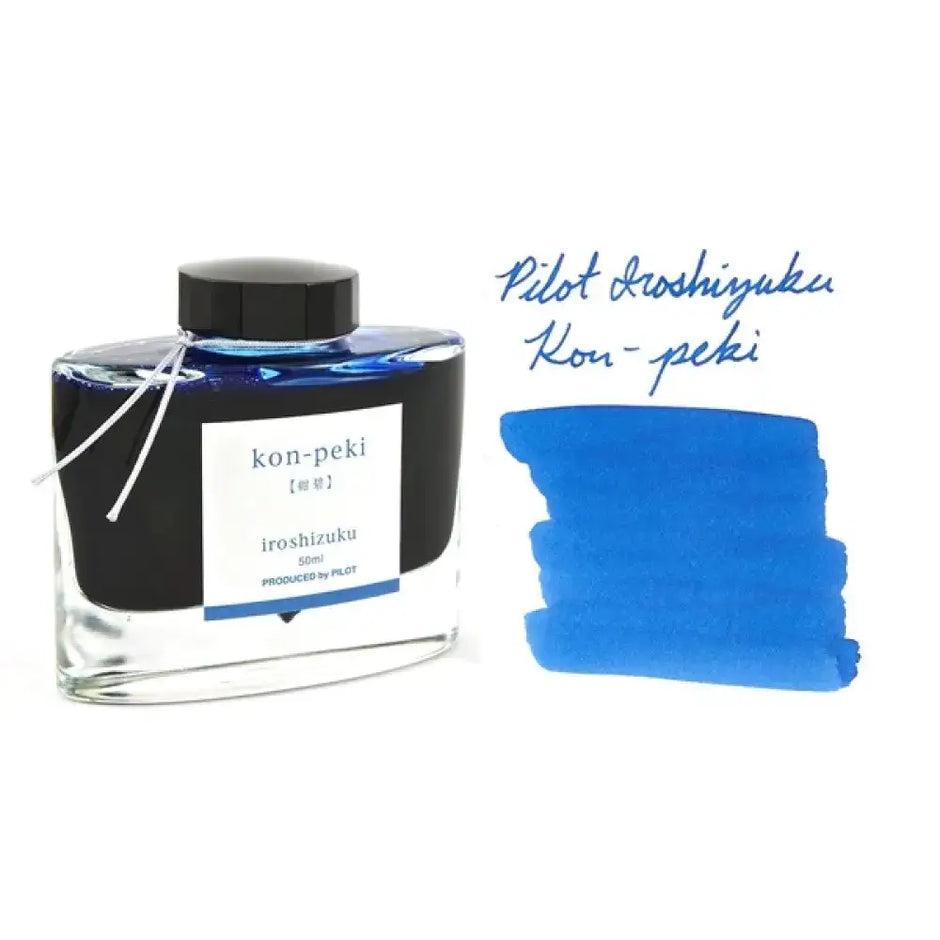 Pilot Iroshizuku Ink Bottle 50ML - Kon-Peki - Ink Bottle