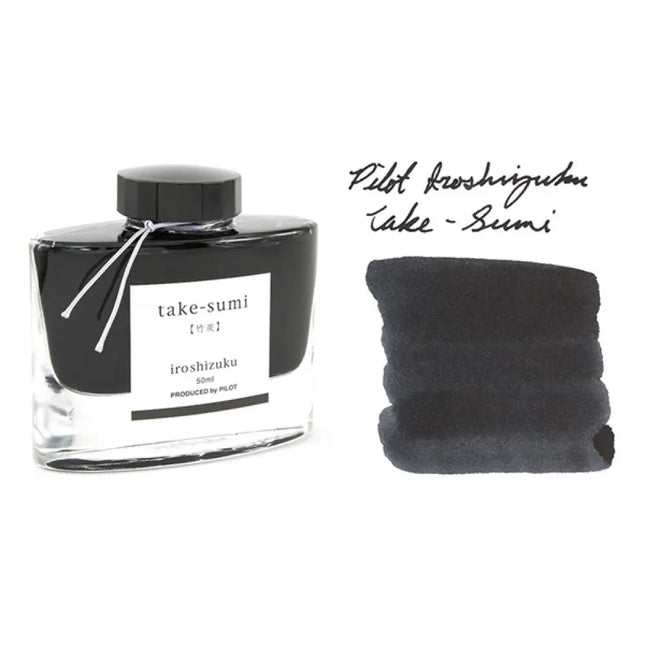 Pilot Iroshizuku Ink Bottle 50ML - Take-Sumi - Ink Bottle