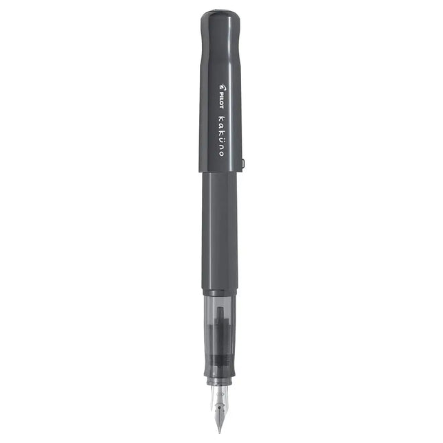 Pilot Kakuno Fountain Pen FPKA1SR - Grey / Fine - Fountain Pen
