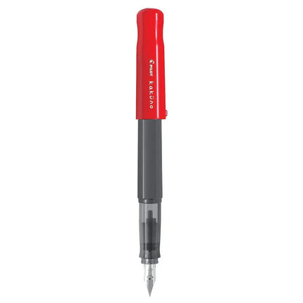 Pilot Kakuno Fountain Pen FPKA1SR - Red / Fine - Fountain Pen