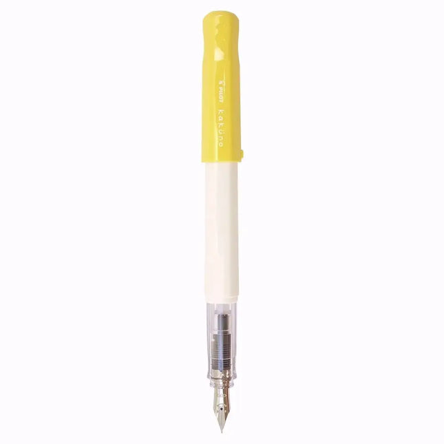 Pilot Kakuno Fountain Pen FPKA1SR - Yellow / Extra Fine - Fountain Pen