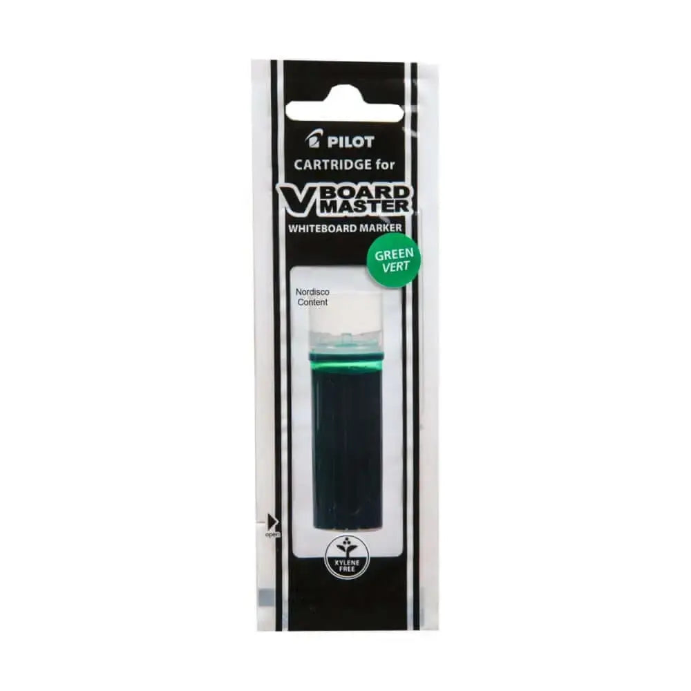 Pilot V Board Master Ink Cartridge for V Board White Board Markers in green packaging.