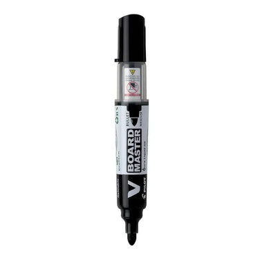 Pilot V Board Master Medium Bullet Tip White Board Marker with Replacable Tip & Ink Cartridge