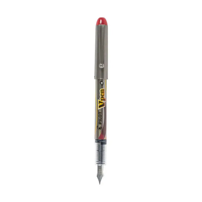 Pilot V Pen Fountain Pen Medium Point - Red - Fountain Pen